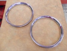 2 Trim Rings 14 Metal Gm Ford Mopar Nos 2 Trim Rings 14 Metal Gm Ford Mopar Nos