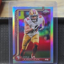 Topps 2023 Chrome Kyle Juszczyk San Francisco 49ers NFL Base Set Card #270
