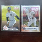 Aaron Judge 2022 Topps Chrome And 2021 Topps Baseball Card Day
