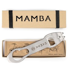 Snake Bite Heavy Duty Bottle Opener Bar Key - USA-Made Stainless Steel