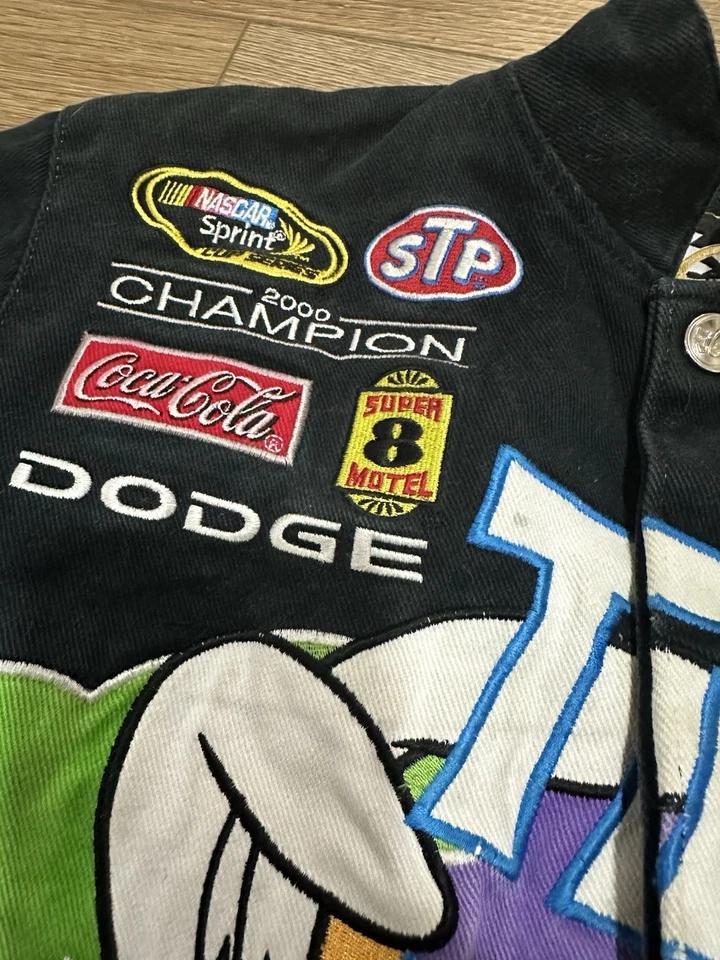 Chaqueta de bombardero vintage Trix Racing Big Kid grande Foto 3 de 4