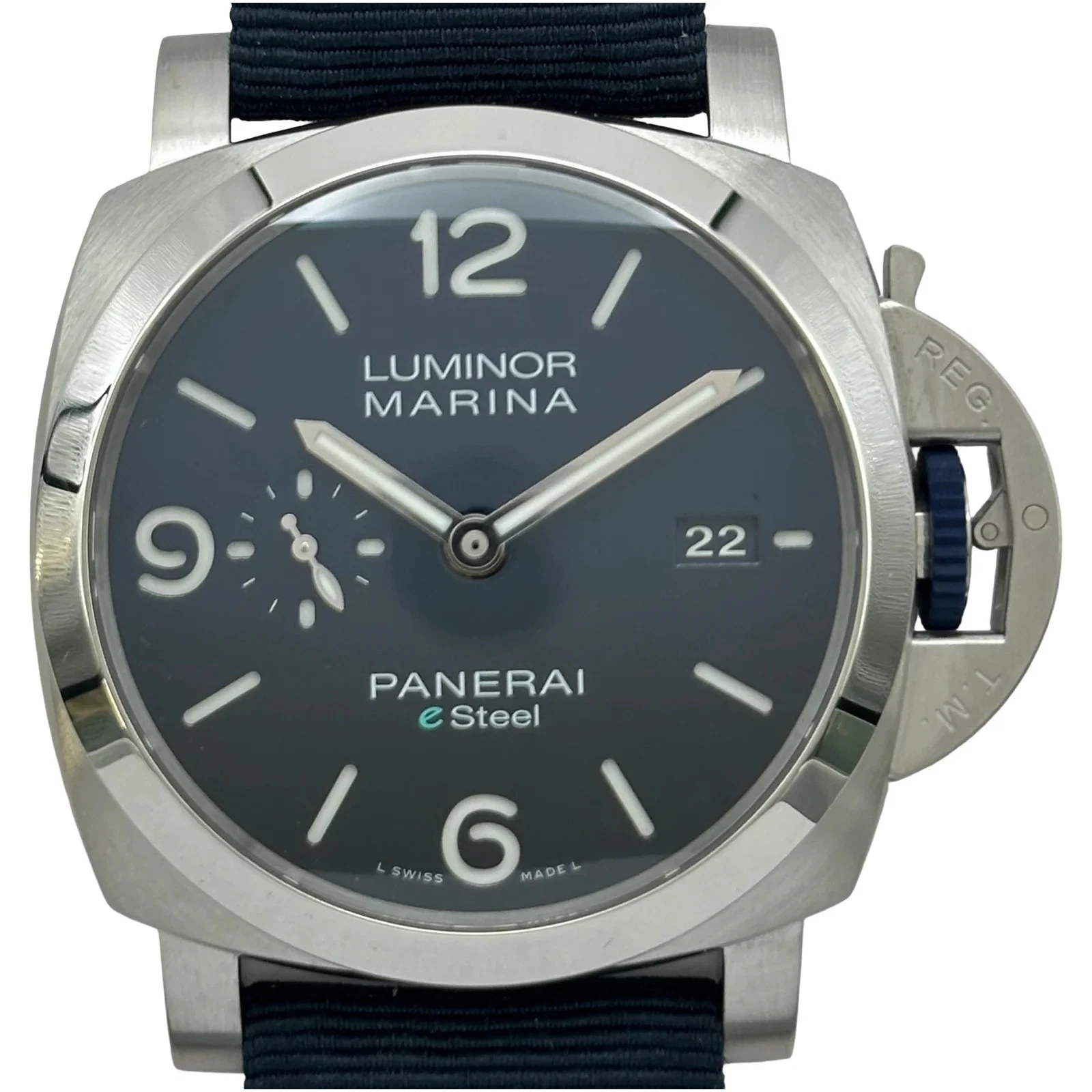 Panerai — PANERAI Luminor PAM01157 44mm SS Blue Dial Automatic Watch 2022 #OKW757