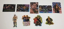 Lot Of 9 Vintage WWF Wrestling Stickers - 2000 The Rock, Triple H, Stone Cold Et