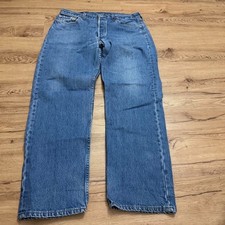Vintage 90s Levi's 501 Jeans Mens 36x30 Blue Denim Button Fly Straight USA NWOT