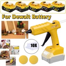 1PCS Cordless Hot Melt Glue Gun For Dewalt 20Volt Li-ion Battery Crafts DIY Arts