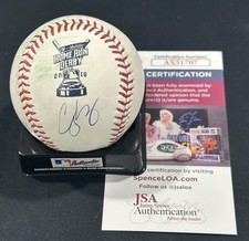 Corey Seager Signed 2016 Home Run Derby Game Used Baseball Auto MLB + JSA COA