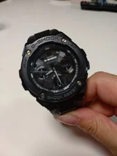 G-SHOCK Black Quartz Watch Waterproof Radio Solar No Customs Fees US