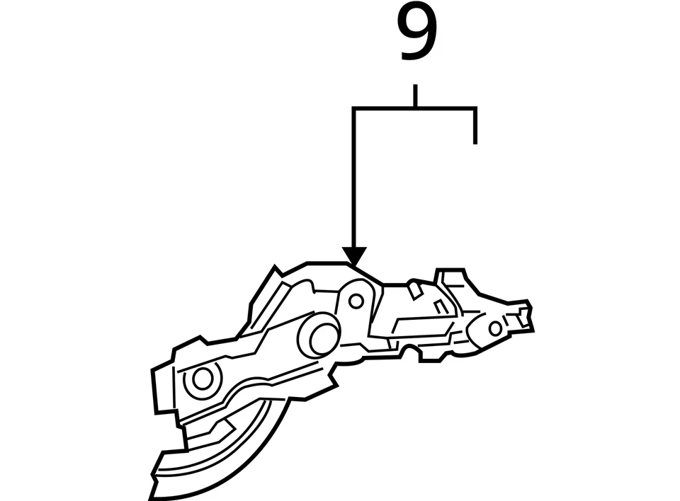 Regulador de ventana trasera izquierda conductor eléctrico compatible con 99-05 CAVALIER 166484 Foto 4 de 4