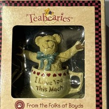 Boyds Bears Teabearies Merci Teabearie 24306 Figurine Thank You Gift