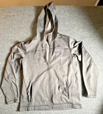 Marmot Jacket Full Zip Lightweight Fleece Drop Line Sweater Mens Large Grey