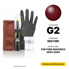 Lackstift F&uuml;r Ford Maverick G2 Red Fire Komplett Profi Kratzer Reparatur