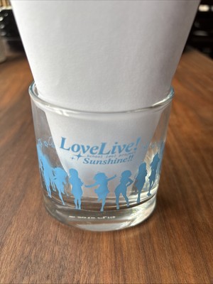 Love Live Sunshine Drinking Glass (no original box)