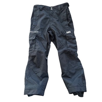 Helly Hansen Ski Pants Men Small Black Helly Tech Waterproof Insulated Snowboard