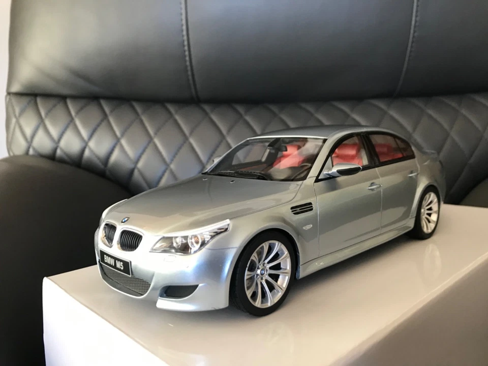 OTTO 1/18 BMW M5 E60 PHASE 2 SILVERSTONE II A29 2008 OT426 READ DESCRIPTION - Image 3 of 4