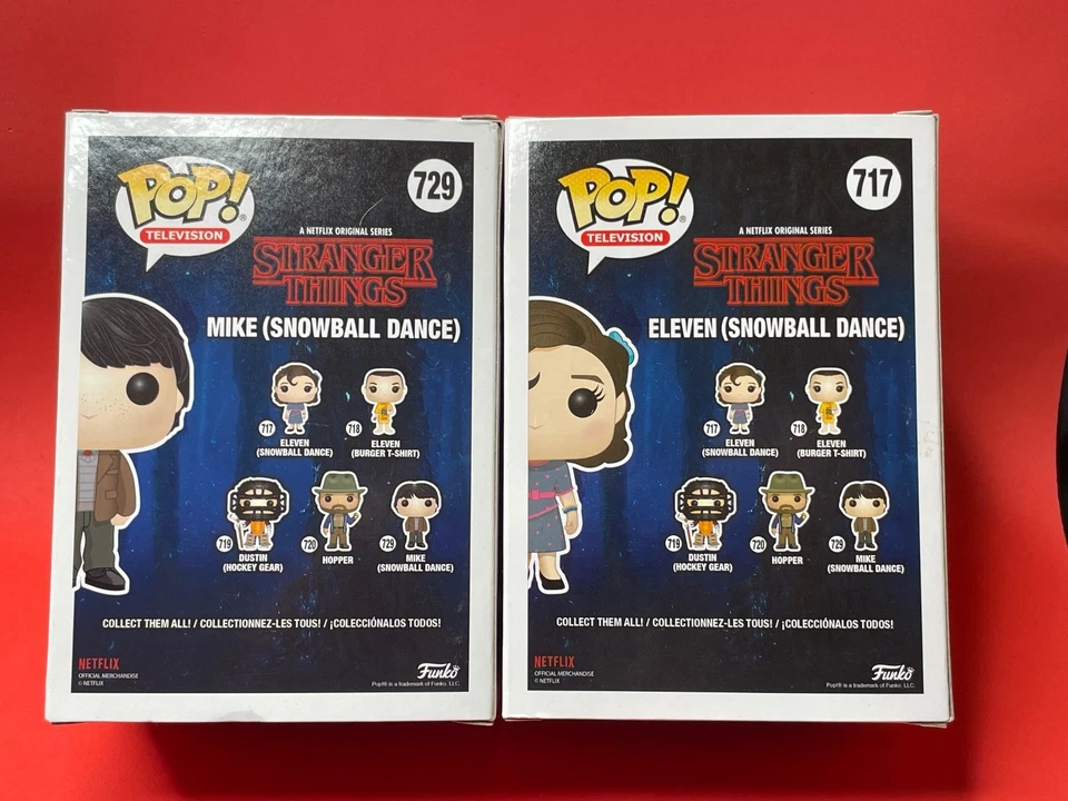 Funko pop Mike 729 e Eleven 717 Snowball dance Stranger Things + custodie - Immagine 3 di 4