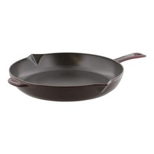 Staub Cast Iron 12-inch, Fry Pan, Grenadine
