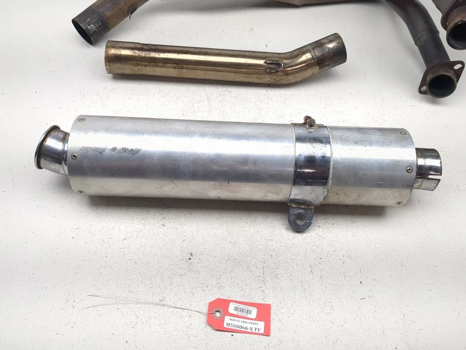 Silenciador de cabezal de escape completo 97-03 Honda CBR1100XX Blackbird CBR 1100 AFTERMARKET Foto 3 de 4