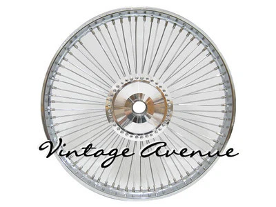 *LLANTA HONDA C110 CA110 C100 CA100 C102 C105 C50 C65 C70 + BUJE + RADIOS 1 PAR Foto 3 de 4