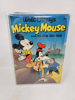 FOUR COLOR COMICS #411 MICKEY MOUSE *1952* DELL GOLDEN AGE 2.5 | eBay