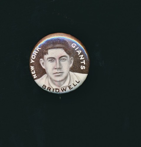 1910 Sweet Caporal Pins AL BRIDWELL - NM - 第 1/3 張圖片