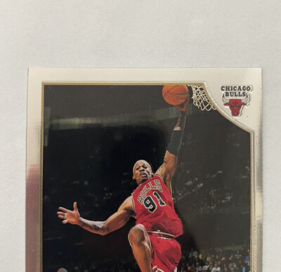 1998 Topps Chrome Dennis Rodman #109 Basketball Card Chicago Bulls