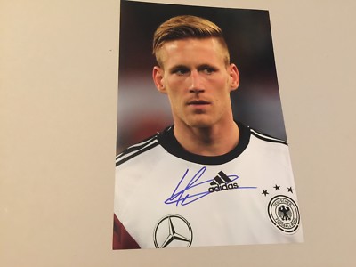 Andre Hahn DFB international signed in-person photo 20x30 autograph autograph