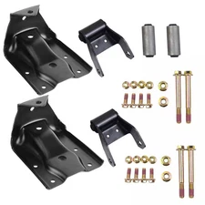 Rear Leaf Spring Hanger Bracket and Shackle Kit for Chevy Silverado GMC Sierra