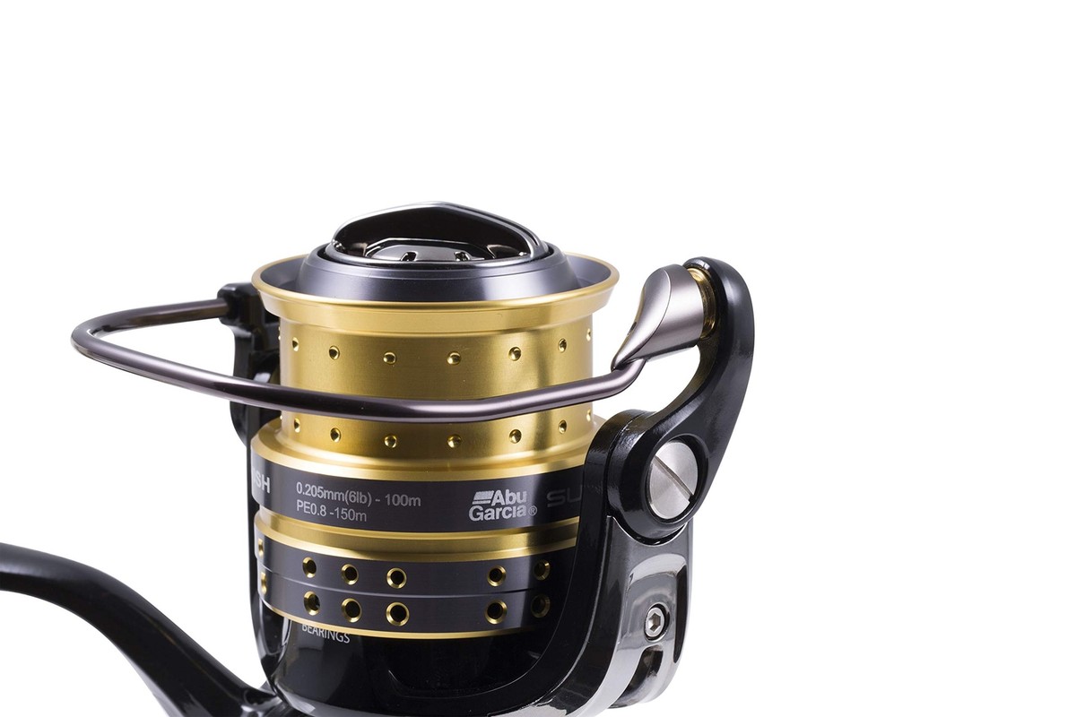 ABU Garcia 19 Superior 2500SH Fishing Spinning Reel Gold