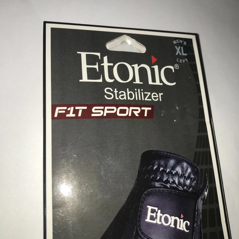 Guante de golf deportivo Etonic Stabalizer Fit regular izquierdo para hombre negro 1 quilate (uno) Foto 3 de 4