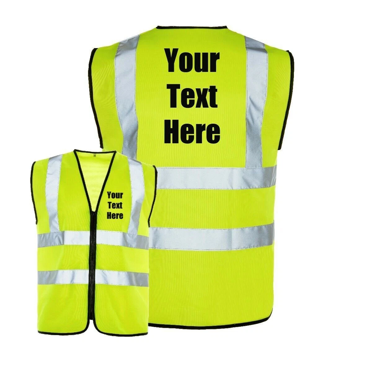 Branded hi top vis jackets