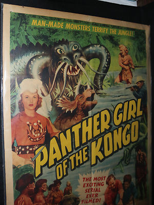 Panther Girl of the Kongo Movie Poster - (C-5) 1955 | eBay