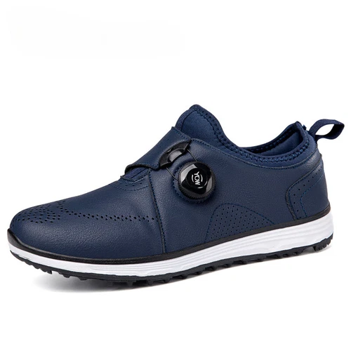Zapatos de Golf de Entrenamiento Hombres Cuero Impermeables Antideslizantes Caminar Tenis Botas de Golf - Imagen 3 de 25