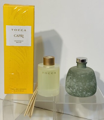 Tocca Capri Diffuser Grapefruit Melon Diffusore Ambiente 4 oz 118 ml & 1 Bottle