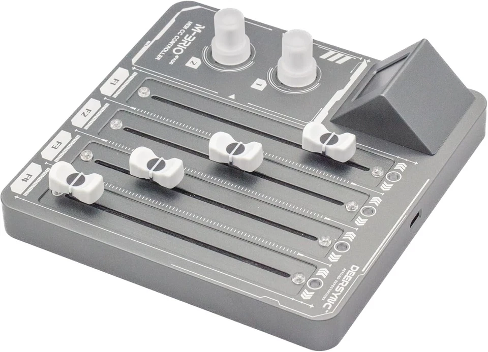 Deersync MIDI CC Controller M-BRIO-4FADE Multi-Platform with 4x100mm Faders - Image 3 of 4