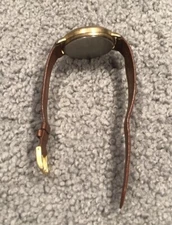 Peugeot Old Fashion Quartz Perpetual Calendar Moon Phase Vintage Leather Watch