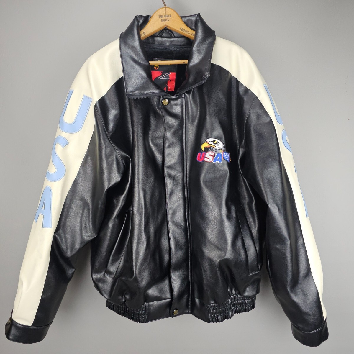 Ameri　BACK SIDE JACKET AMIRI Blue Varsity Jacket Men Designer Tiger Back Embroider | eBay