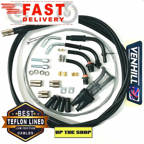 VENHILL Teflon lined Universal push/pull Throttle cables 1.35m long Motorcycle - 第 6/13 張圖片