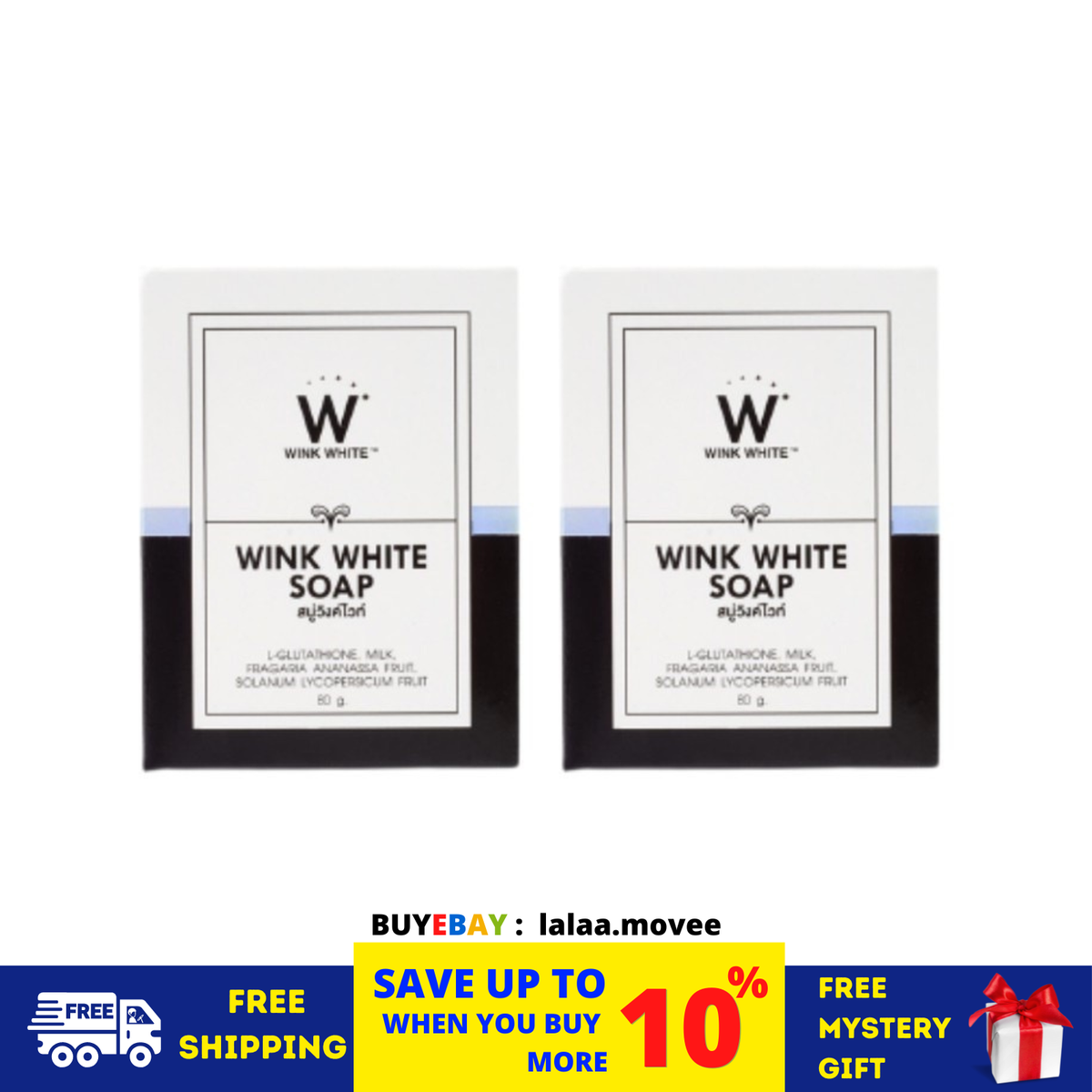 gluta soap wink white l-glutathione 2 Bars Authentic Gluta Wink White Soap Skin Whitening Brightening Free  Shipping