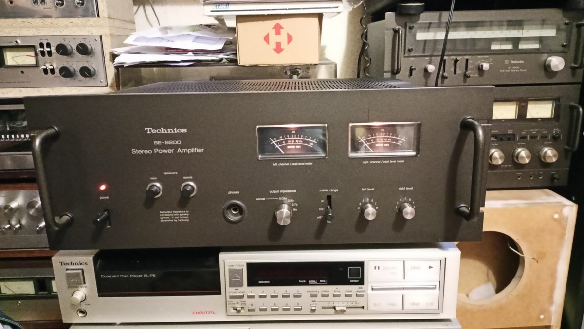TECHNICS SE-9200 パワーアンプ テクニクス 【中古品】 Yahoo!オークション -「se-9200」の落札相場・落札価格