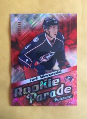 Z.WERENSKI (COLUMBUS) 16-17 PARKHURST ROOKIE PARADE RP28 RED /199