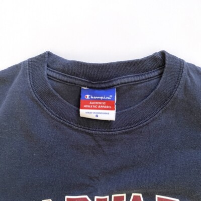 Champion Harvard University T Shirt Men's Small Short Sleeve Navy
