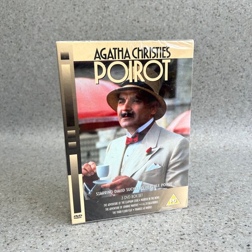 Agatha Christie Poirot Dvd Box Set Tv Murder Mystery Crime - Imagen 2 de 4