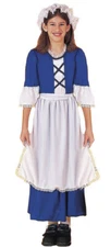 Child Colonial Girl Costume