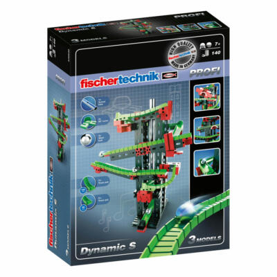 fischertechnik professional dynamic S 140pcs rolling action run marble run motorised...