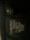 COLLECTIONS BY LESUIT Black Straight Lined Skirt Back Kick Hidden zipper 14 EUC — photo 3