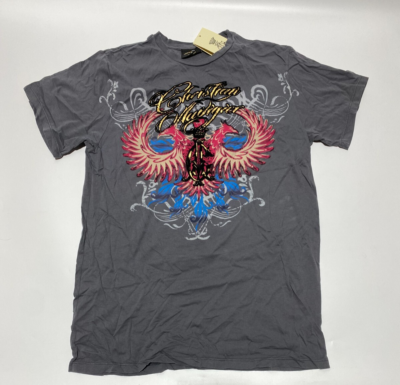 Buy Authentic Christian Audigier Vintage Men's T-shirt Rising