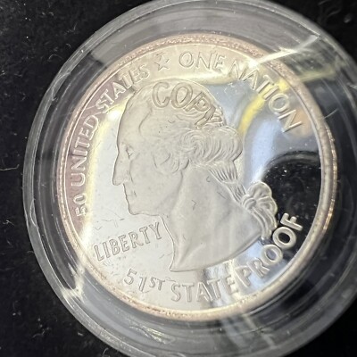 National Collectors Mint 51st State Proof Washington DC Quarter