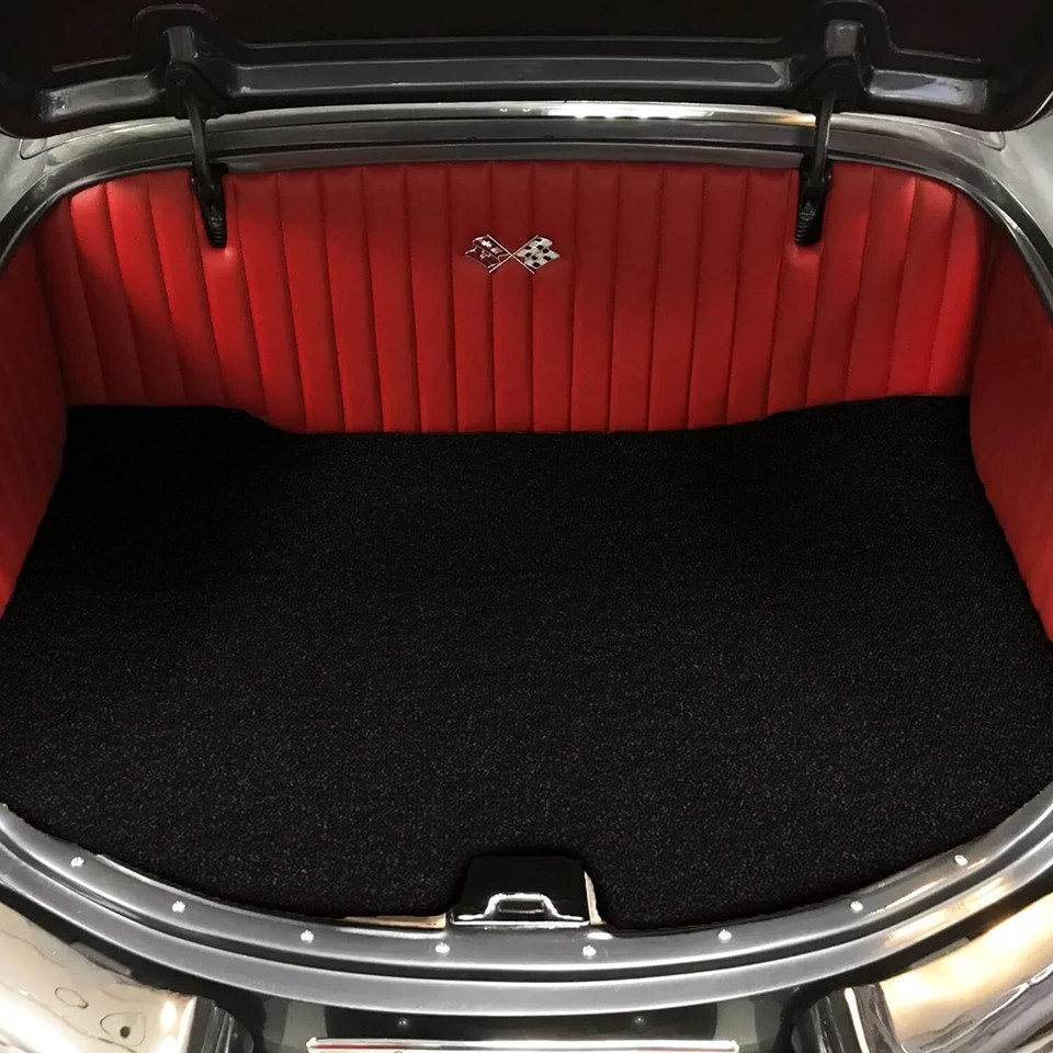 Black Upholstery Durable UnBacked Floor Trunk Automotive Trim Carpet