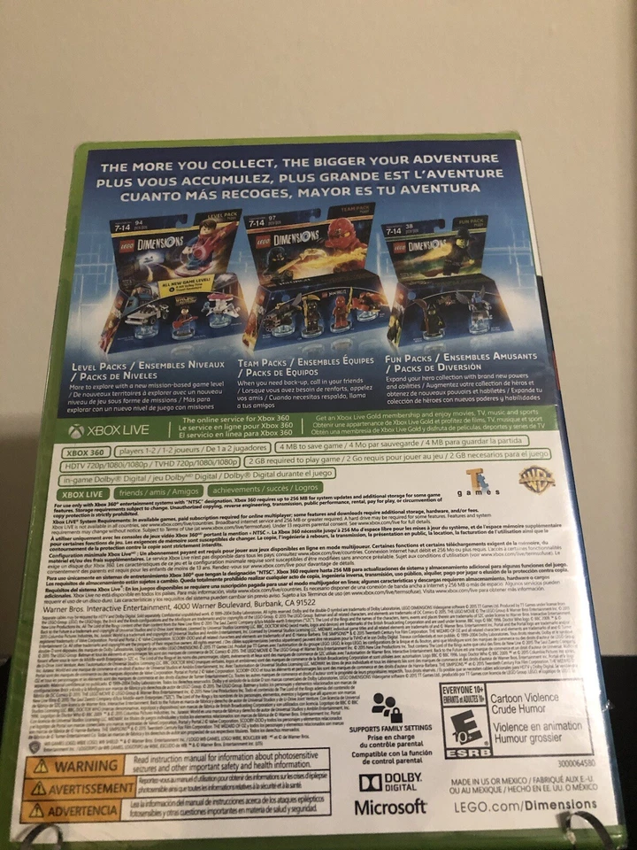 Microsoft Xbox 360 Lego Dimensions Video Game **SEALED** - Image 2 of 4