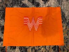 WHATABURGER Restaurant Fast Food Orange Advertising Flag Original Unused